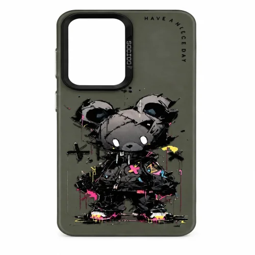 SOCOOL арт кейс TP42 за Samsung S25 Ultra – (9) Черно мече