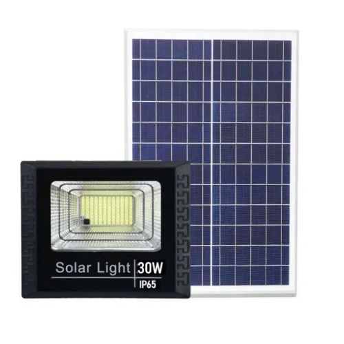 Соларен LED прожектор Dylect Eco SLP-6 30W – IP65, с дистанционно управление