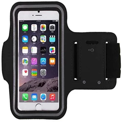Спортен калъф за ръката за смартфони размер iPhone 7G – Черен – W20 H20