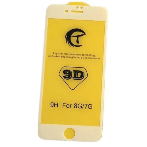 Стъклен протектор 9D за iPhone 7G/8G – Бял