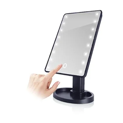 Светещо Лед Огледало Large Led Mirror 16 LED светлини – Голяма – Бял