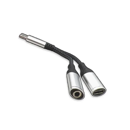 SX-03 OTG Адаптер от Type-C към 3.5mm + Type-C