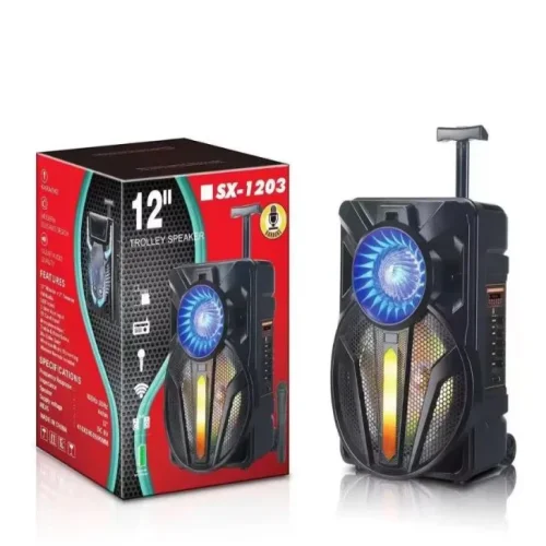 SX-1203 12″ 800W Безжична колона говорител субуфер