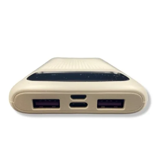 T01-2 Външна батерия 22.5Wс 2изхода USB и 1USB-C 20,000 mAh – Бял