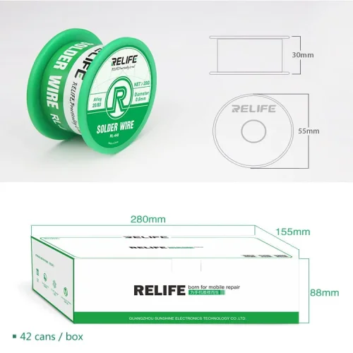 Тел за запояване RELIFE RL-440 0.4MM 20G