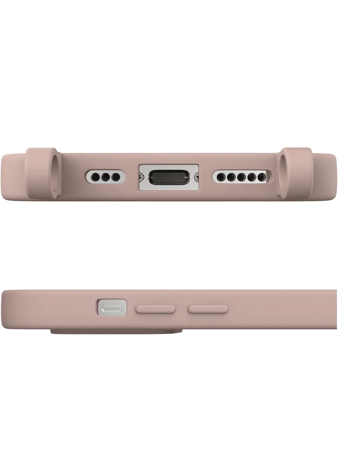 TP-16 Силиконов Кейс с връзка за Samsung S24 – Розов
