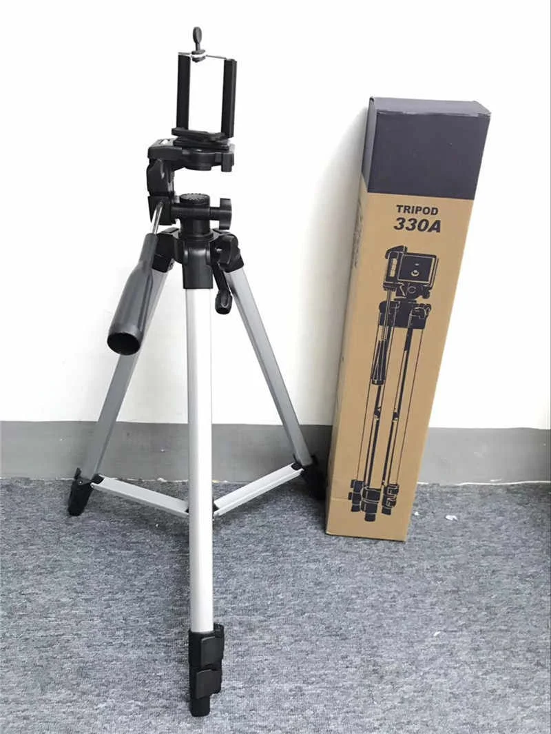 TRIPOD 330A – Универсален 360° статив за телефон и камера с телескопична настройка и чанта