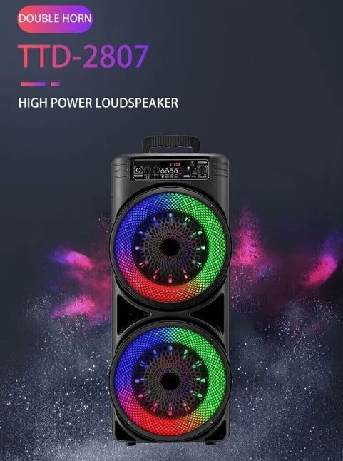 TTD-2807 20W 8.5“x2 Безжична колона говорител субуфер