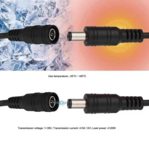Удължителен кабел за захр. адаптер 12V за охран. IP камери – 2M