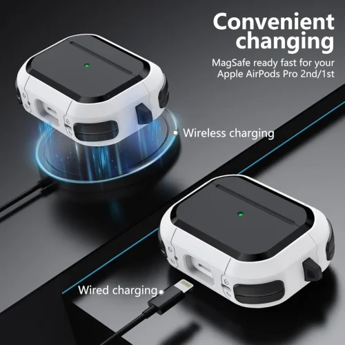 Удароустойчив калъф BN-17 за Airpods 3 – Черен