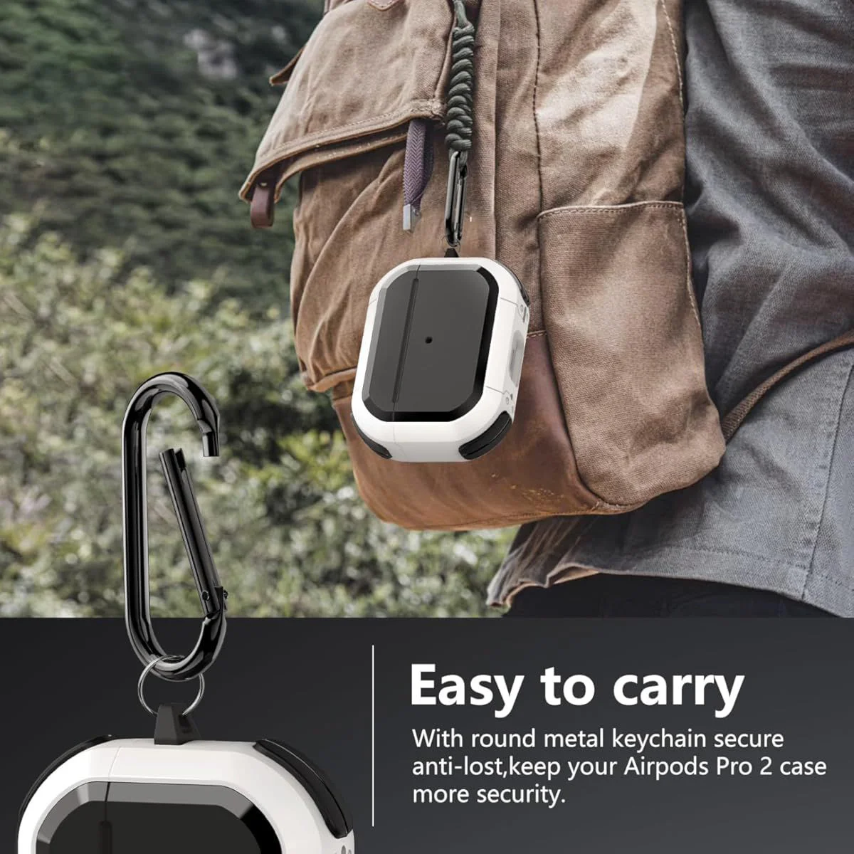 Удароустойчив калъф BN-17 за Airpods 3 – Черен