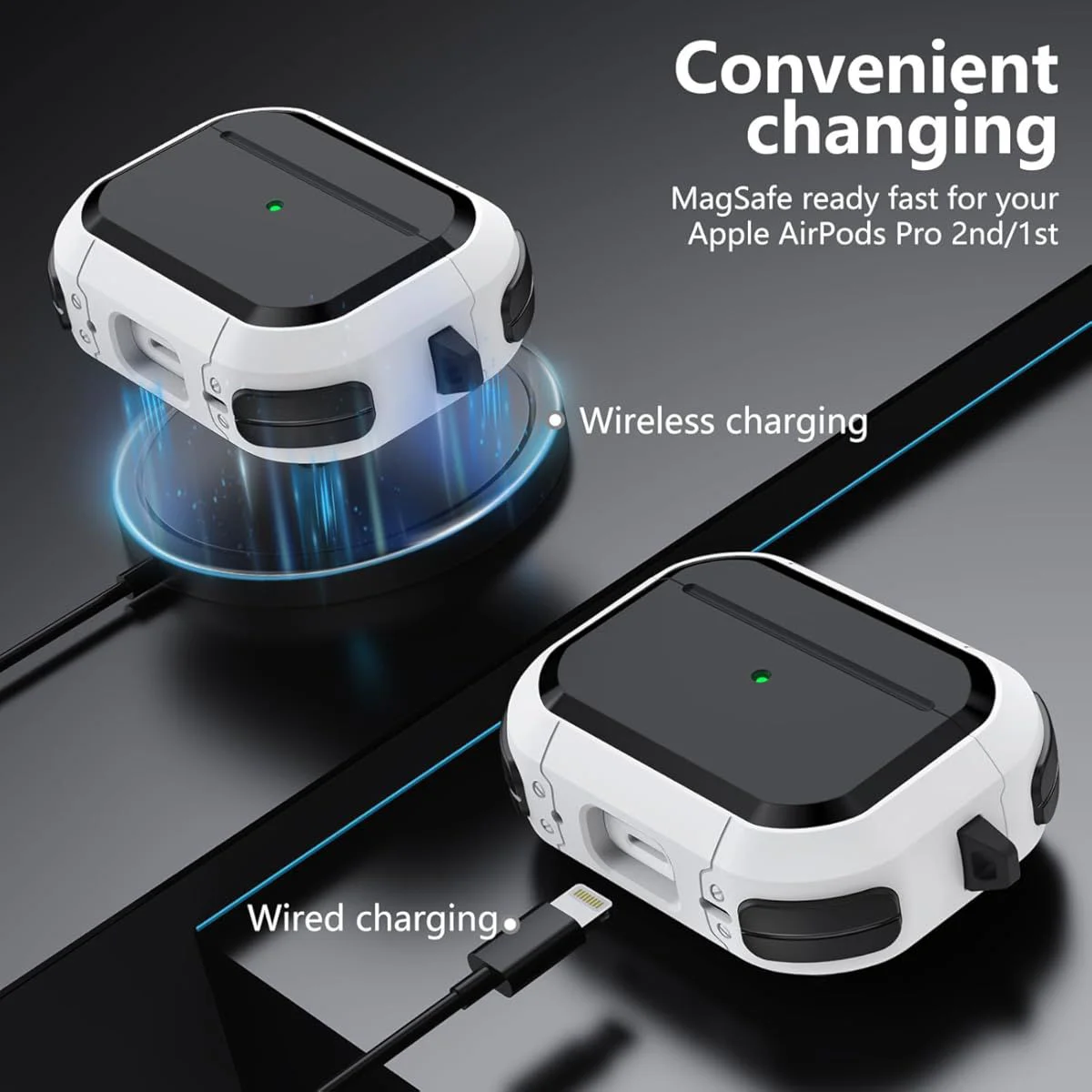 Удароустойчив калъф BN-17 за Airpods 3 – Тъмно Зелен