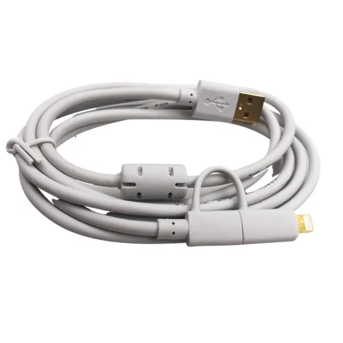 USB Кабел 2в1 Micro-USB + Lightning 1.5m U-14