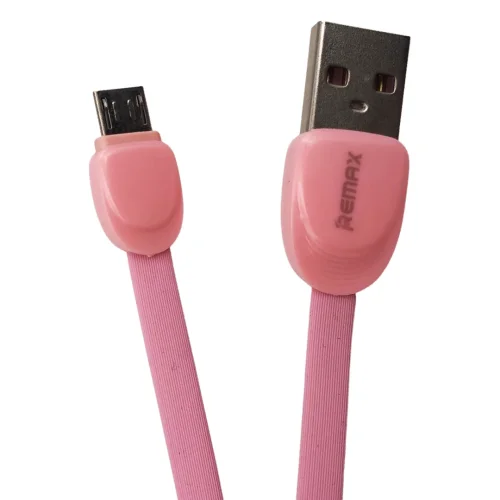 USB Кабел Remax RC 040i USB към Lightning – Розов