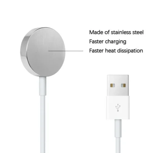USB Магнитно зарядно от неръждаема стомана за Аpple Watch Fast Charger