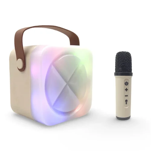 V8 Караоке Bluetooth колона с 1бр. микрофон – Бял