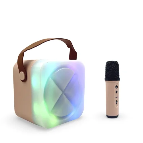 V8 Караоке Bluetooth колона с 1бр. микрофон – Розов