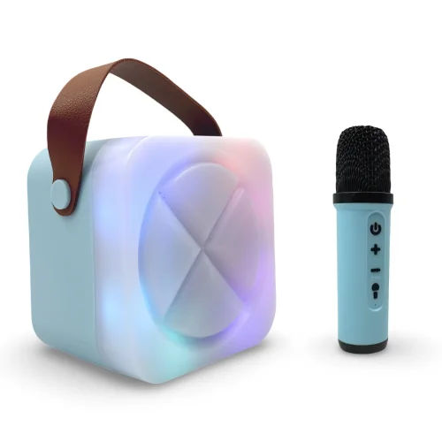 V8 Караоке Bluetooth колона с 1бр. микрофон – Син