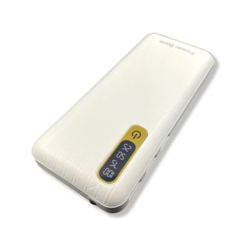 Външна батерия за зареждане PB-30 с 3 изхода USB 15,000mAh – Бял