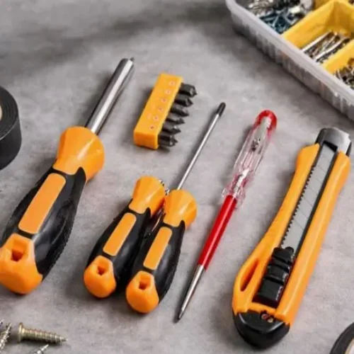 WENEED WD-6063 Комплект инструменти 5 в 1 с 6 сменяеми бита, тестер и макетен нож