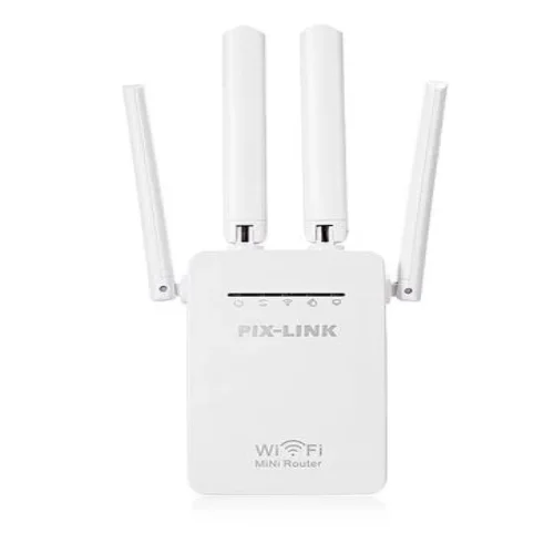 WR09 Безжичен WiFi мрежов WR09 повторител и усилвател PIX-LINK 300Mbps