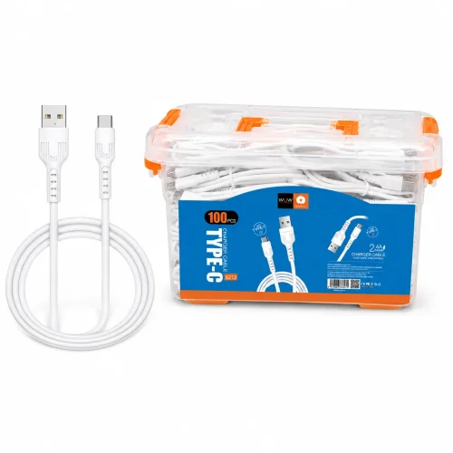 WUW 50бр. X212 USB-A към Type-C кабели