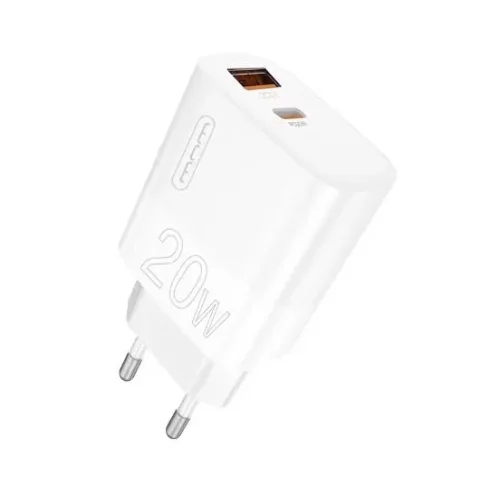 WUW C204 PD20W + QC18W Адаптер с изх. USB-C + USB-A