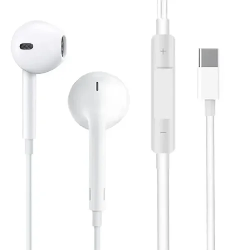 WUW Слушалки R188 Type-C (Бял)