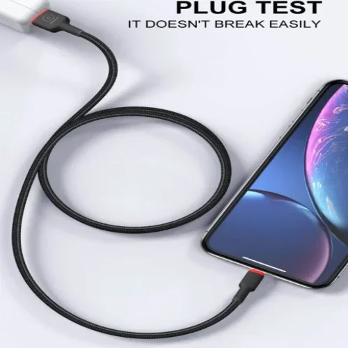 WUW X203 Плетен кабел за Зареждане 2.4A 1M – USB към TYPE-C