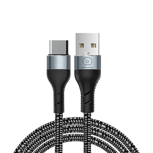 WUW X213 Плетен Кабел за Зареждане 2.4A 1M – USB към TYPE-C