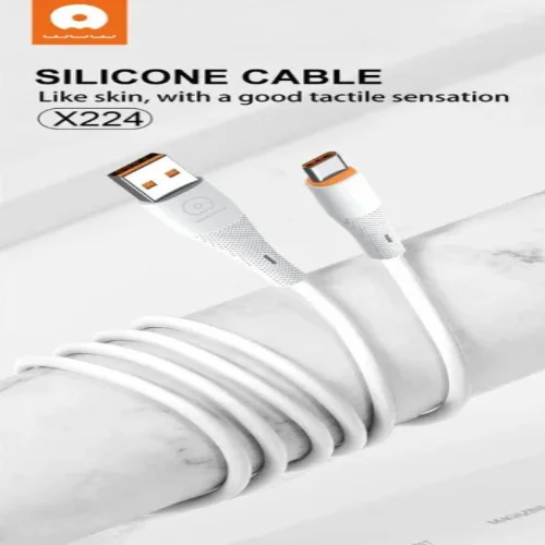 WUW X224 Кабел за Зареждане 2.4A 1M – USB към Type-C