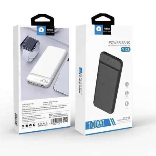 WUW Y128 Преносимо зарядно 10,000MAH – Черен