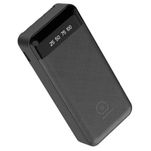 WUW Y130 2A POWER BANK С ВГРАДЕНИ КАБЕЛИ – 10,000 mAh – Черен