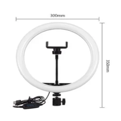 XD300 LED ринг лампа осветление за грим, влогърство TikTok 12“ диаметър 30 см