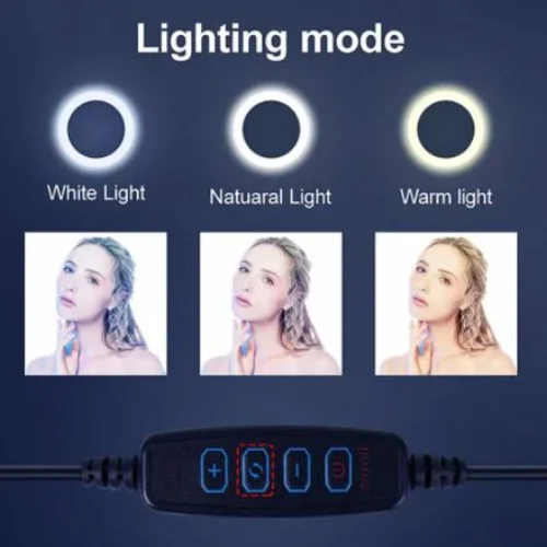 XD300 LED ринг лампа осветление за грим, влогърство TikTok 12“ диаметър 30 см