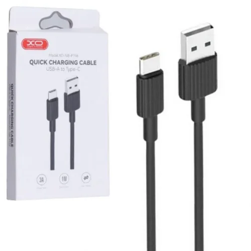 XO-NB-P156 Кабел Fast 3A USB към Type-C 1M – Черен