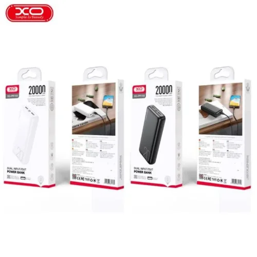 XO PR183 Преносимо зарядно 20,000MaH 2xUSB-C/1xUSB – Бял