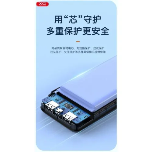 XO PR183 Преносимо зарядно 20,000MaH 2xUSB-C/1xUSB – Бял