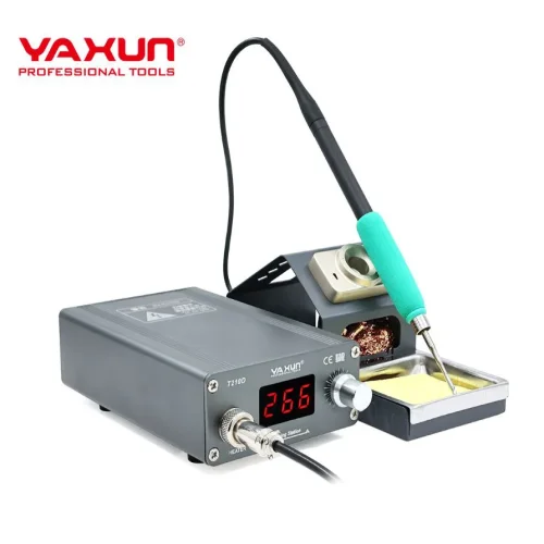 YAXUN T210D 60W Професионална автоматична запояваща станция за заспиване с цифров дисплей