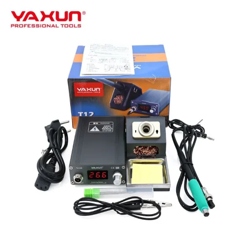 YAXUN T210D 60W Професионална автоматична запояваща станция за заспиване с цифров дисплей