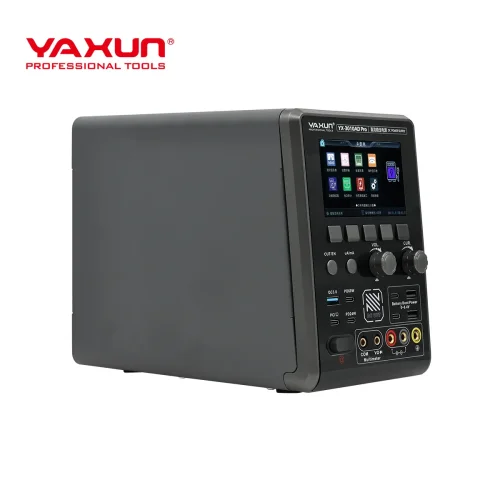 YAXUN YX-3010AD PRO 3-в-1 Интелигентен Лабораторен Захранващ Блок 30V 10A 300W с Цифров Мултиметър, PD 60W Зареждане и 4″ LCD Дисплей