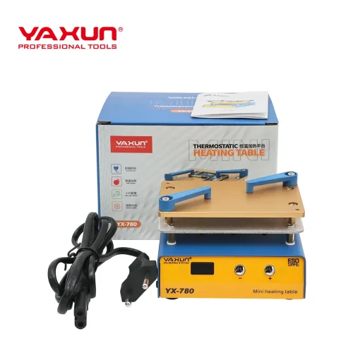 YAXUN YX-780 Мини нагревателна платформа 100W | Прецизна подгряваща станция за ремонт на мобилни телефони и платки