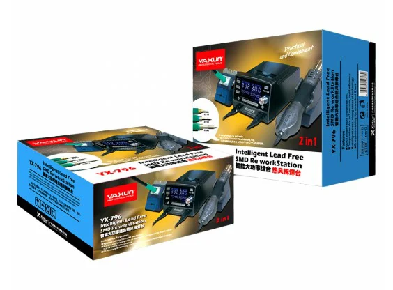 YAXUN YX-796 120W Професионална автоматична запояваща станция за заспиване с цифров дисплей