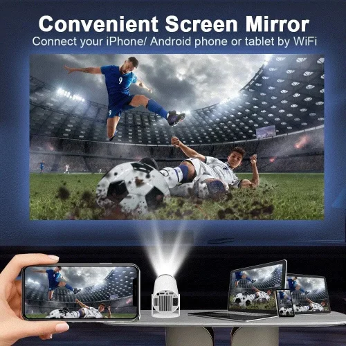 YG300 WIFI Мини ANDROID проектор за домашно кино 1080P WiFi безжичен проектор Видео проектор За телевизор USB устройство Media Play