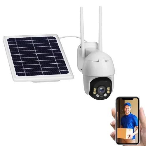 YN90- Външна соларна безжична IP камера за сигурност SD слот за видеонаблюдение