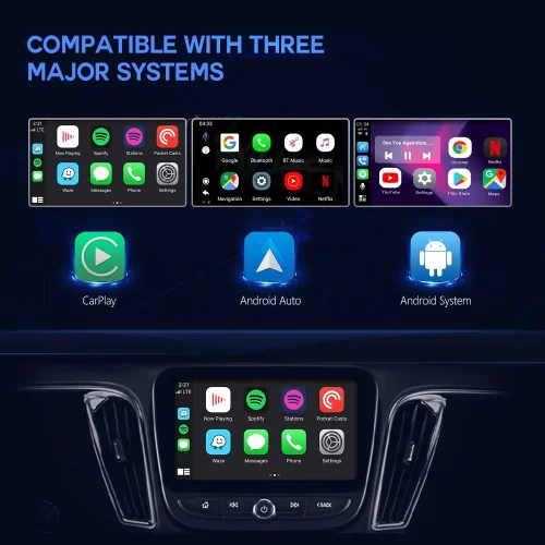 Youtube CarPlay (RA61-216) AI Box 2GB RAM + 16GB ROM – Безжичен Apple CarPlay и Android Auto, Android11