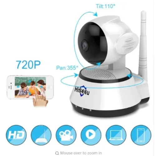 Z100 ( APP:Yoosee ) 2MP – IP Камера за видеонаблюдение със 1 антена Вътрешна
