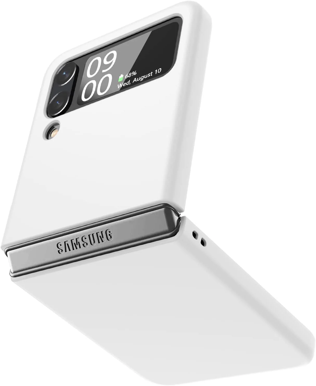 Z15 Silicone case за Samsung Z Flip 5 от 2 части – Бял