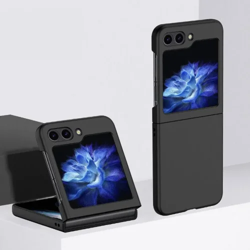 Z15 Silicone case за Samsung Z Flip 5 от 2 части – Черен