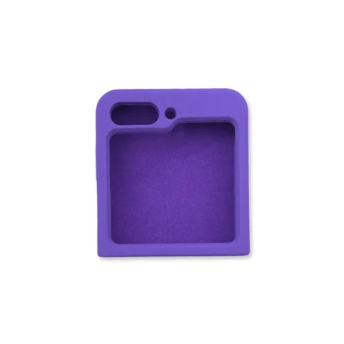 Z15 Silicone case за Samsung Z Flip 5 от 2 части – Тъмно Лилав